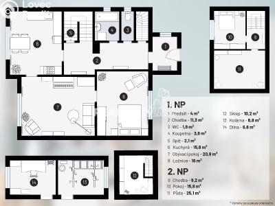 Pronájem rodinného domu Český Brod, Klučovská 782 č. 2