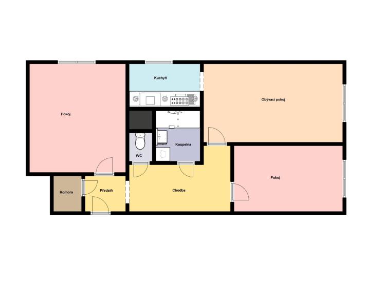 Prodej bytu 3+1 Praha, Šimůnkova č. 16