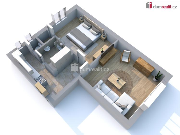 Prodej bytu 2+KK Libiš, U Zahrádek č. 28