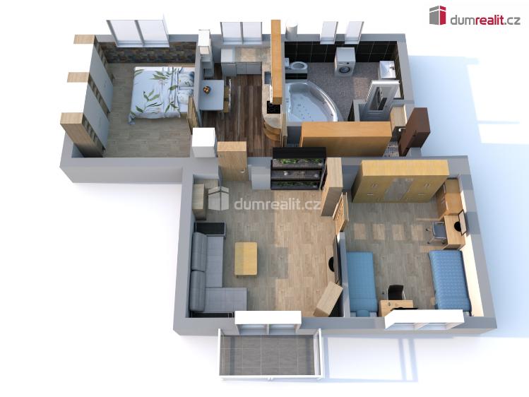 Prodej bytu 3+1 Neratovice, Za Obchody č. 24
