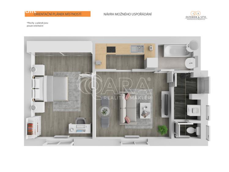 Sale apartment 2+KK Praha, Za vokovickou vozovnou 267/12 č. 7