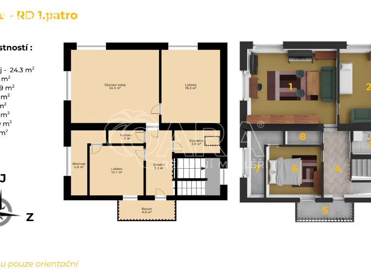 Продаж сімейного будинку Komárov, Sokolovická 400 č. 35