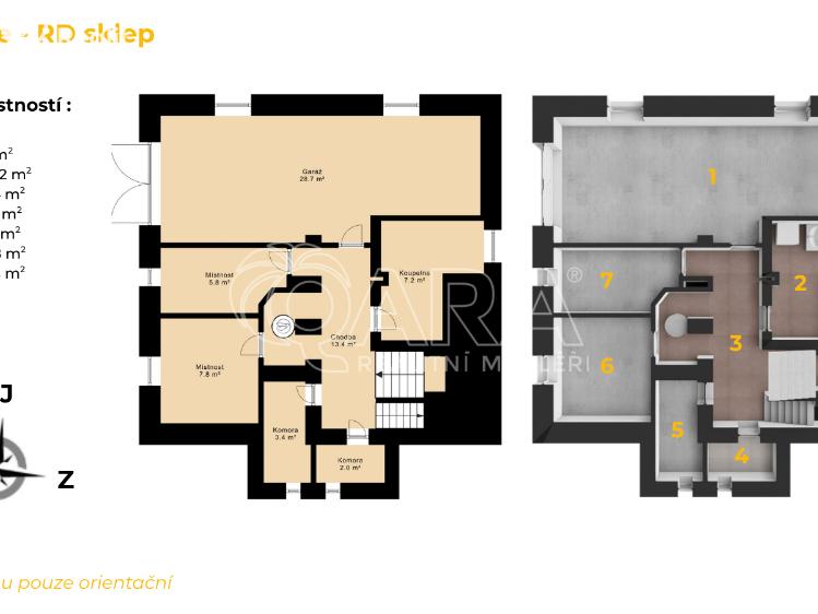 Продаж сімейного будинку Komárov, Sokolovická 400 č. 36