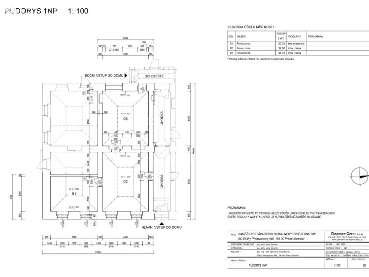 Rent office space Praha, Elišky Přemyslovny 445 č. 2