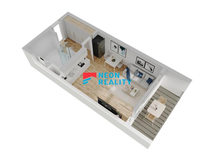 Pronájem bytu 1+KK Opava, Císařského pluku 3078/7 č. 12