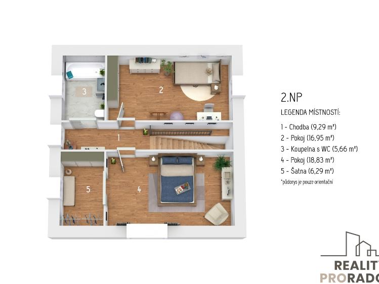 Prodej na klíč Tršice č. 3