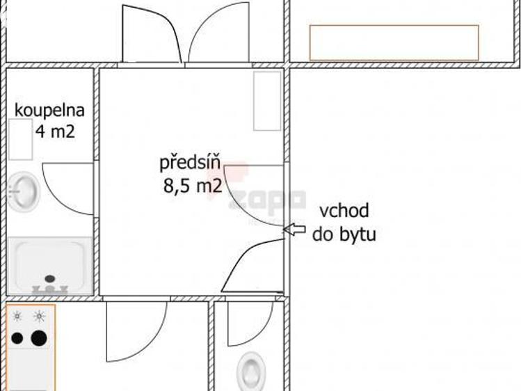 Pronájem bytu 2+1 Praha, Na Celné 1034/7 č. 13