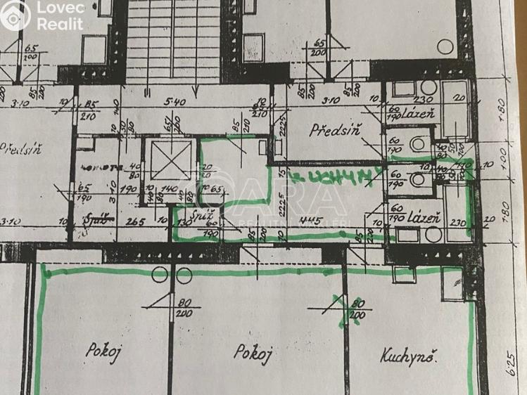 Pronájem bytu 3+1 Praha, Jateční 1223/29 č. 28