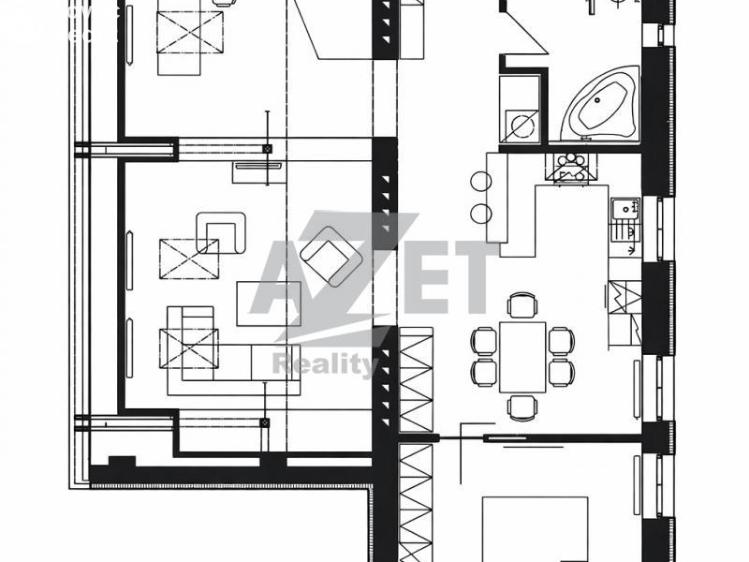 Prodej bytu 3+KK Ostrava, Sovova 1340/14 č. 3