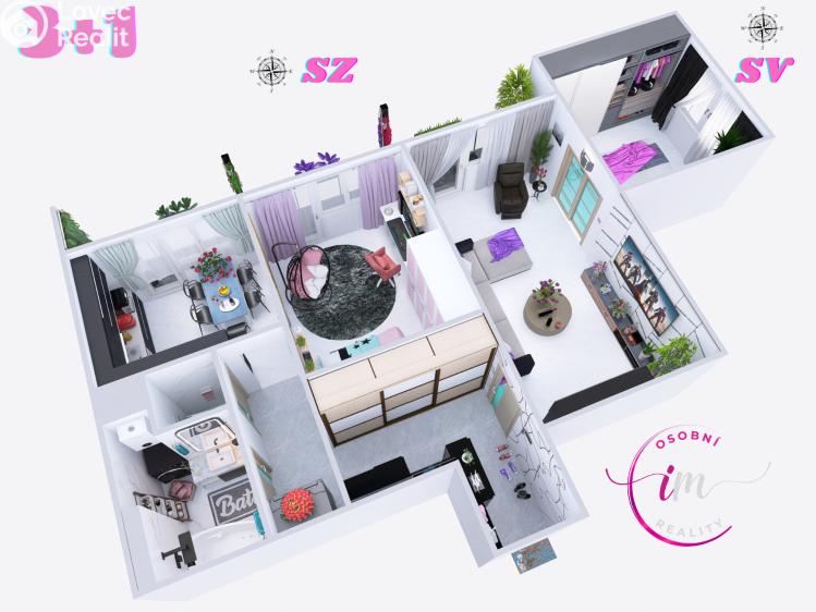 Sale apartment 3+1 Jihlava, Nad Plovárnou č. 20