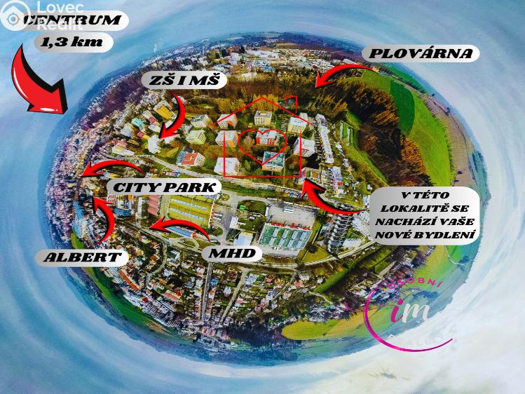 Sale apartment 3+1 Jihlava, Nad Plovárnou č. 22