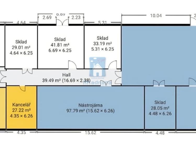 Prodej výrobní haly Klatovy, Franty Šumavského č. 43