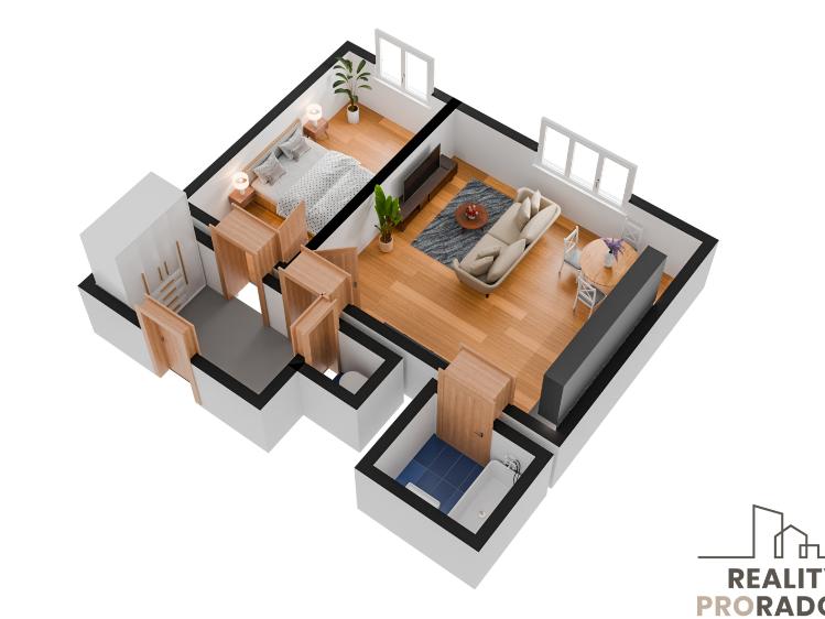 Prodej bytu 2+KK Praha, Kozí 803/12 č. 15