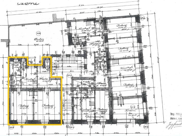 Prodej bytu 3+1 Praha 7, Janovského č. 22