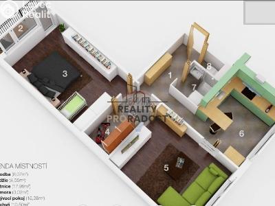 Rent apartment 2+1 Ostrava č. 6