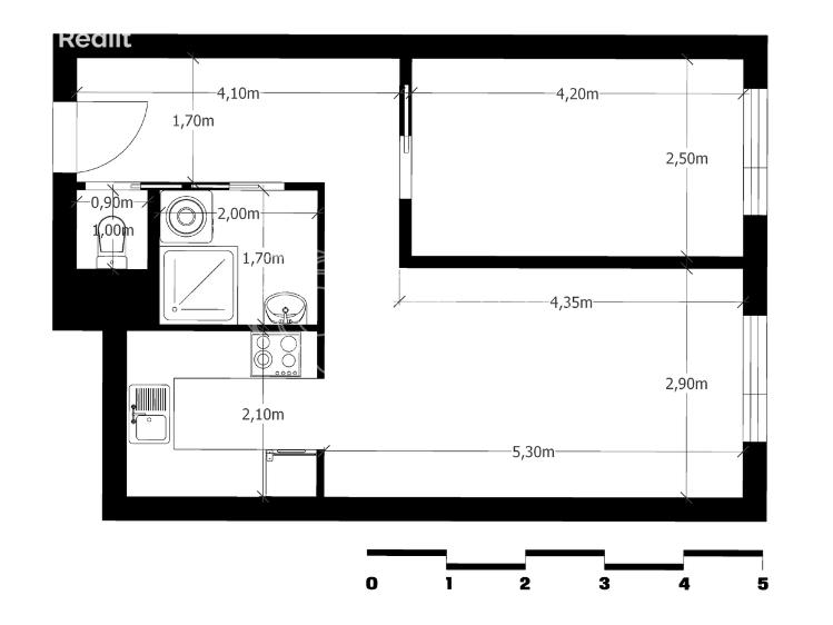 Prodej bytu 2+KK Příbram, Na Planinách 400 č. 23
