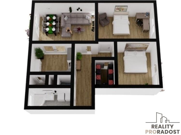 Prodej bytu 3+1 Jesenice č. 25