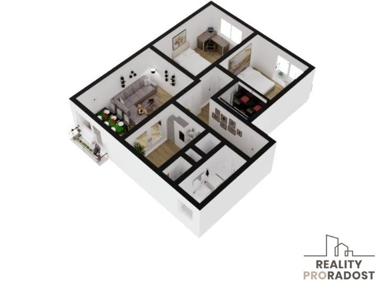 Prodej bytu 3+1 Jesenice č. 11