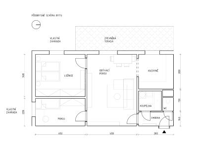 Prodej bytu 3+KK Nehvizdy, Gabčíkova č. 2