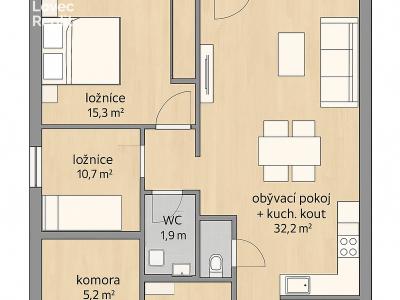 Prodej bytu 3+KK Praha, Elišky Přemyslovny č. 5