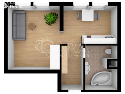 Pronájem bytu 1+1 Praha, Peroutkova č. 2