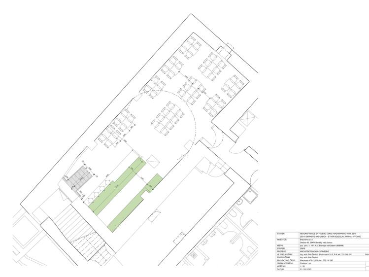 Pronájem komerční nemovitosti Brandýs nad Labem-Stará Boleslav, Masarykovo náměstí 98/4 č. 10