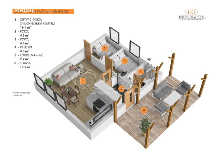 Pronájem chaty Košátky č. 17