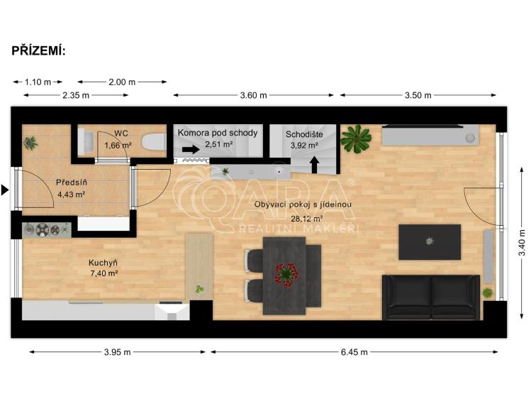 Pronájem rodinného domu Buštěhrad, Ořešín 956 č. 6