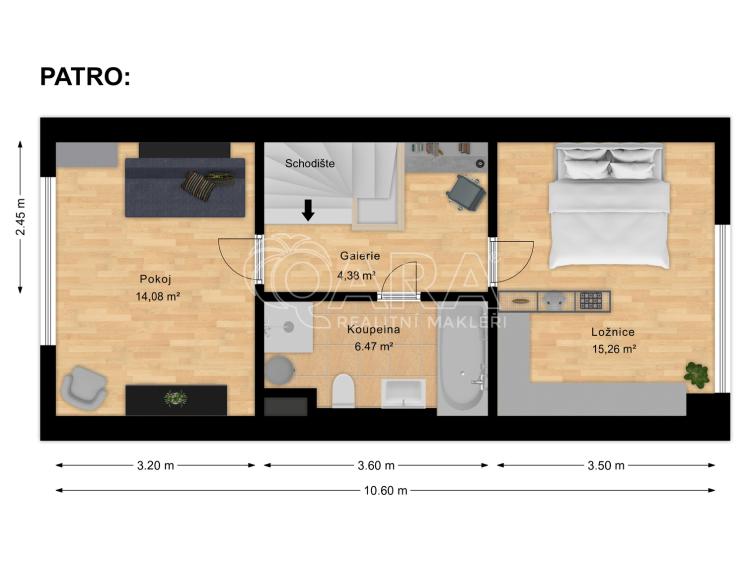 Pronájem rodinného domu Buštěhrad, Ořešín 956 č. 15