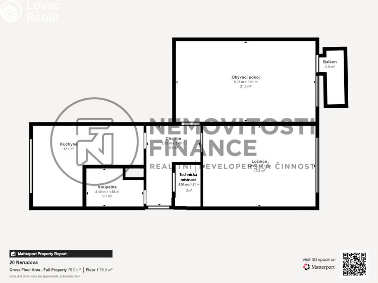 Prodej bytu 2+1 České Budějovice, Nerudova 2167/22 č. 2