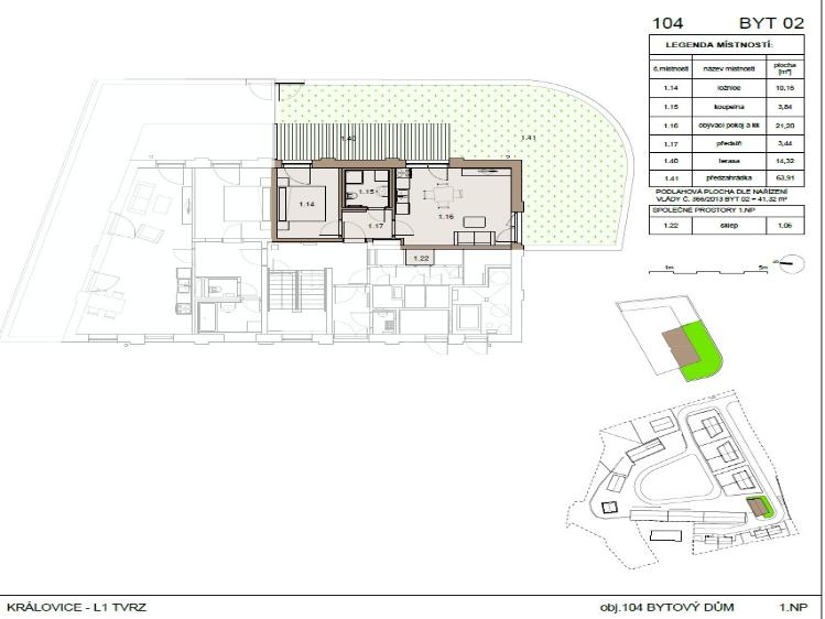 Pronájem bytu 2+KK Praha, Ke Tvrzi č. 9