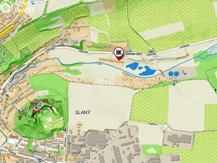 Pronájem bytu 2+KK Slaný, Lázeňská č. 25