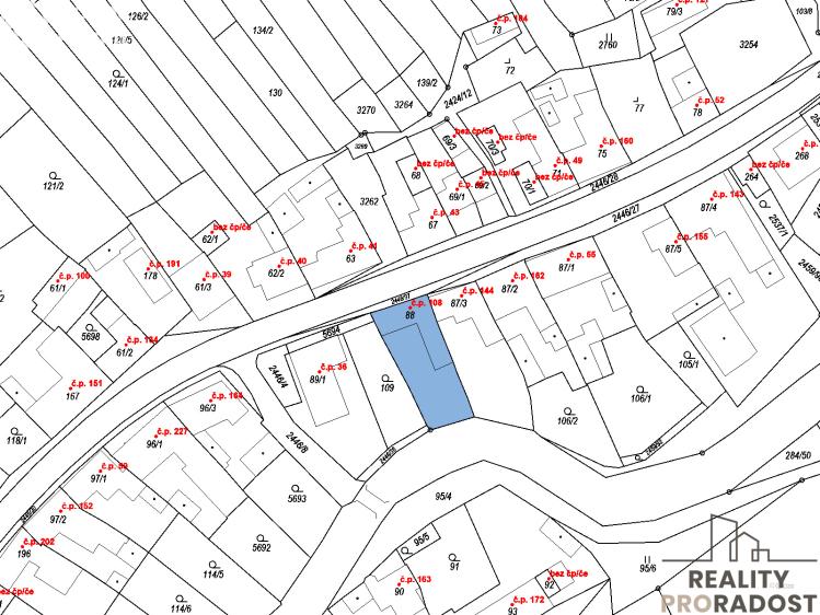 Prodej rodinného domu Ježov č. 34