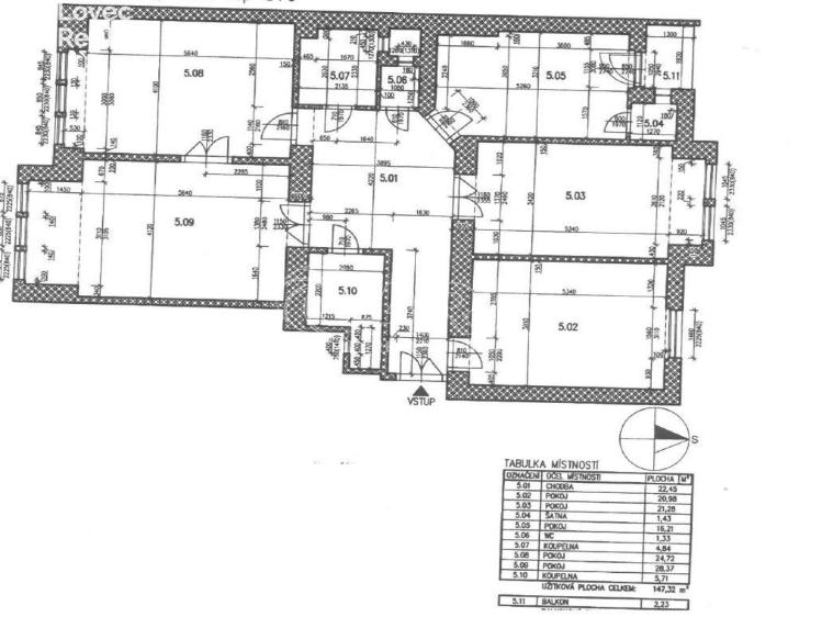 Pronájem kanceláře Praha, Polská 1716/54 č. 19