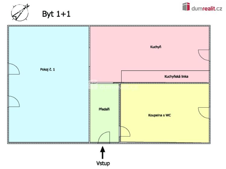 Продаж квартири 1+1 Nejdek, Poštovní č. 50