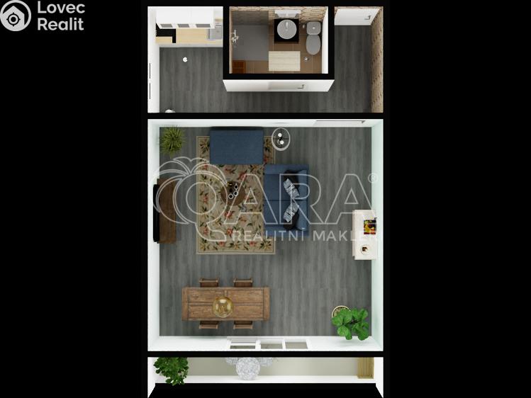 Prodej bytu 1+1 Město Albrechtice č. 8