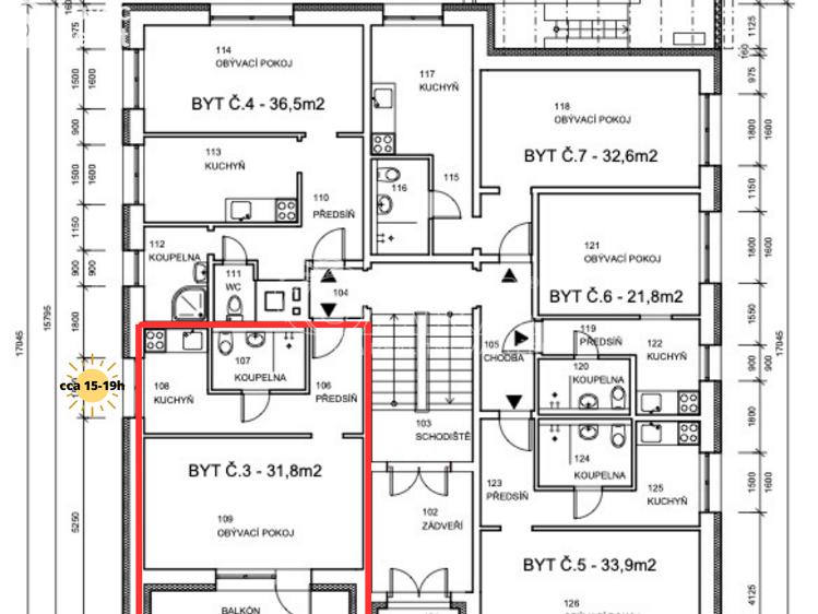 Prodej bytu 1+1 Město Albrechtice č. 9