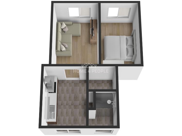 Pronájem bytu 2+1 Karlovy Vary, Zeyerova č. 12