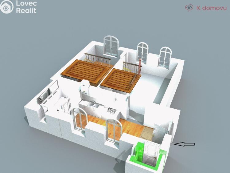 Prodej bytu 2+1 Brno, Hybešova 255/17 č. 24