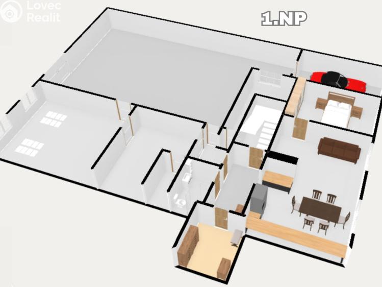 Prodej vícegeneračního domu Horní Újezd č. 17