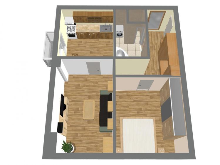 Prodej bytu 2+1 Ostrava, Vršovců č. 13