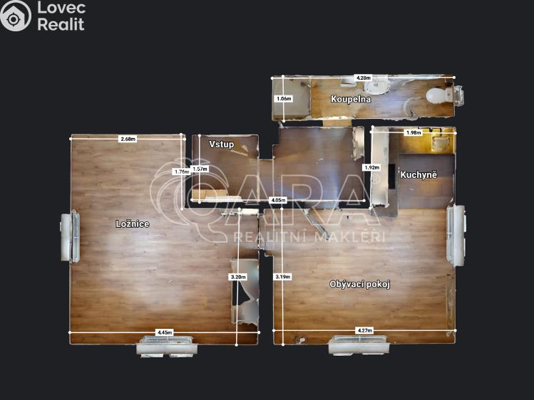 Rent apartment 2+KK Hořovice, Sklenářka 567/35 č. 3