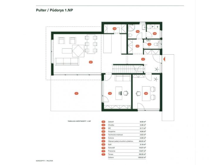Prodej na klíč Svojetice, Louňovická 358 č. 5