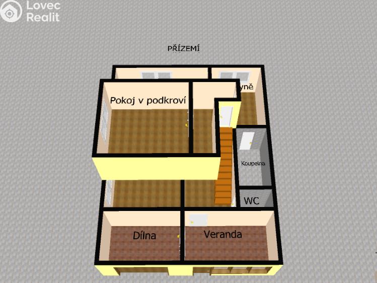 Prodej rodinného domu Přerov, Výmyslov 3016/16 č. 3