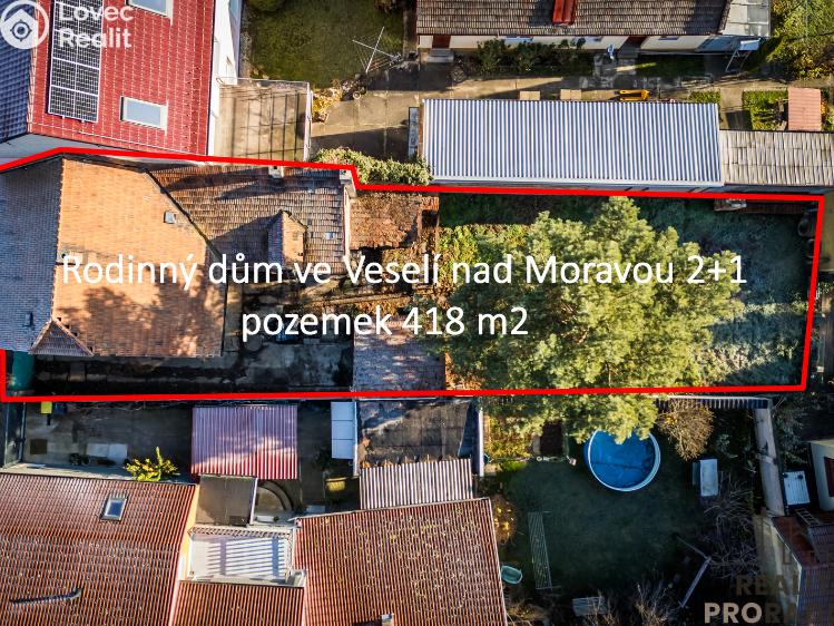 Продаж сімейного будинку Veselí nad Moravou, Palackého 978 č. 2