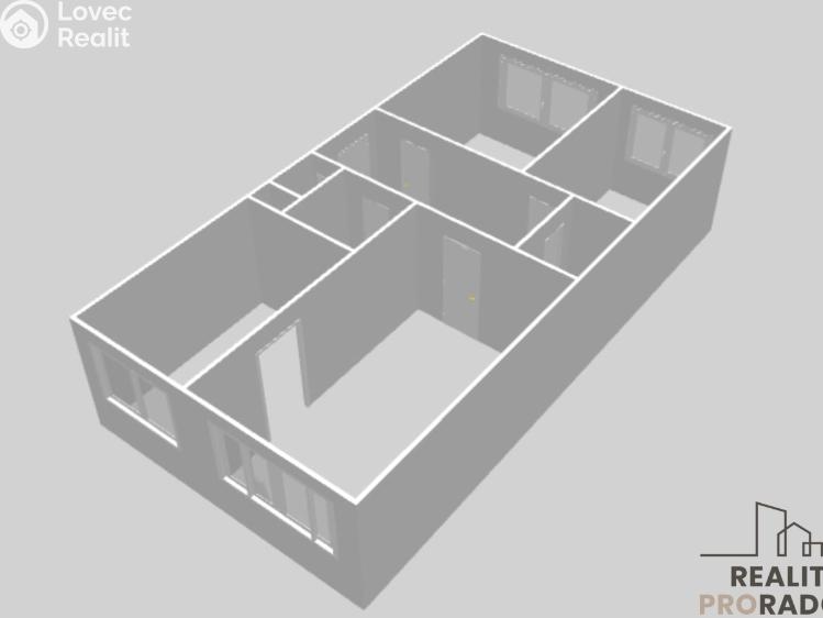 Prodej bytu 3+1 Most, Česká č. 24