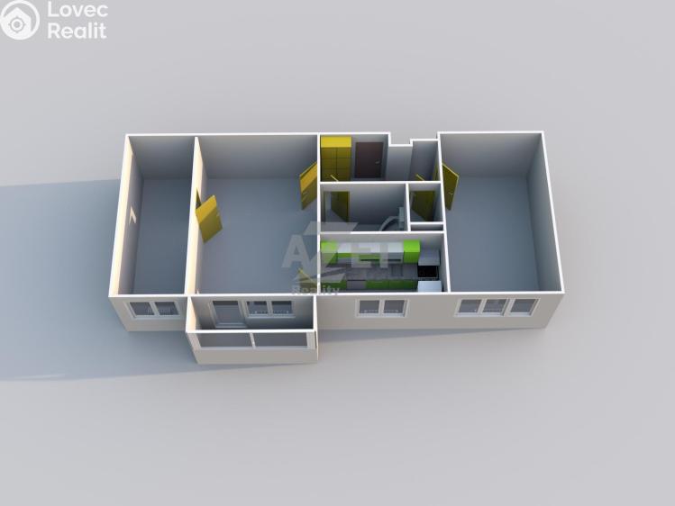 Prodej bytu 3+1 Karviná, Olbrachtova č. 18