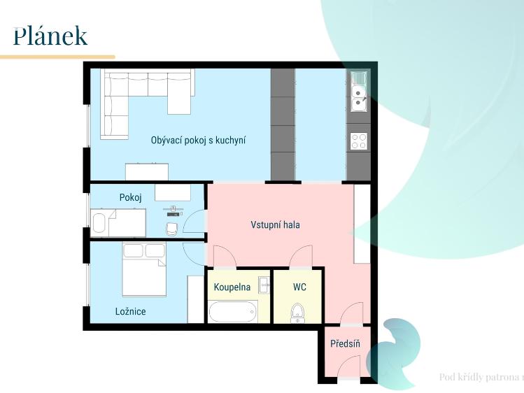 Продаж квартири 3+KK Praha, Pomořanská č. 4