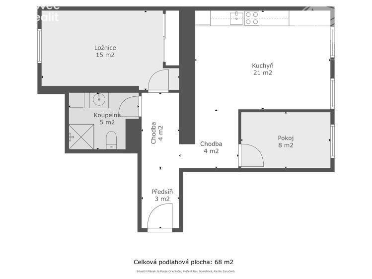 Prodej bytu 3+KK Praha, Grafická č. 2