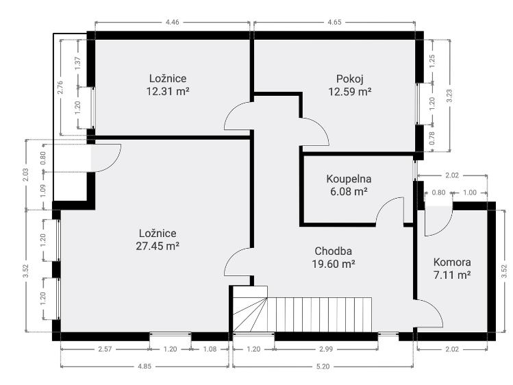 Pronájem rodinného domu Brandýs nad Labem-Stará Boleslav, Dříská 1883 č. 17